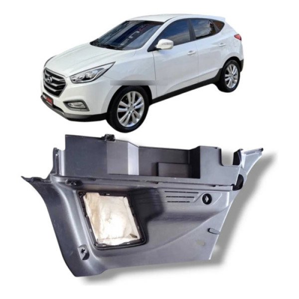 Acabamento Direito Porta Malas Hyundai Ix35 2012 A 2015 Preto