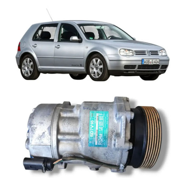 Compressor Ar Cond Golf Audi A3 Bora Passat 2000/2013 Sanden
