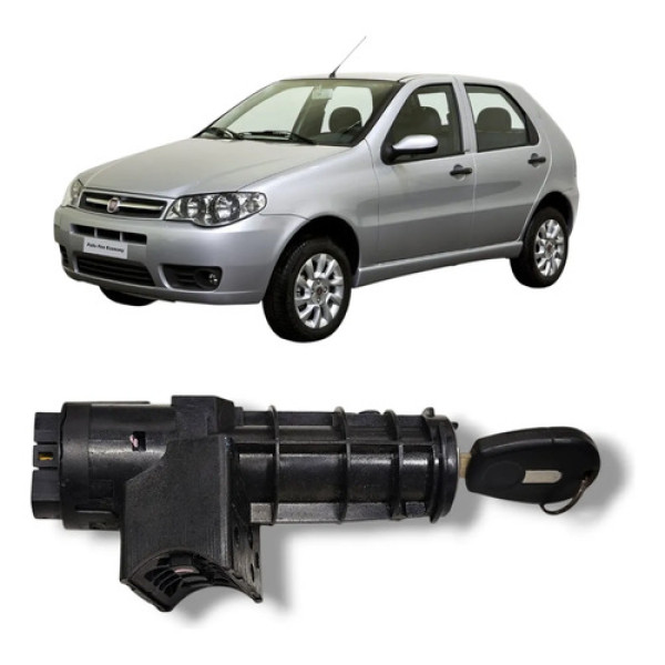 Cilindro E Chave Ignição Fiat Palio Umo 2004 2012 Original