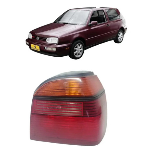 Lanterna Traseira Direita Vw Golf Original Direito/passageiro Vermelho