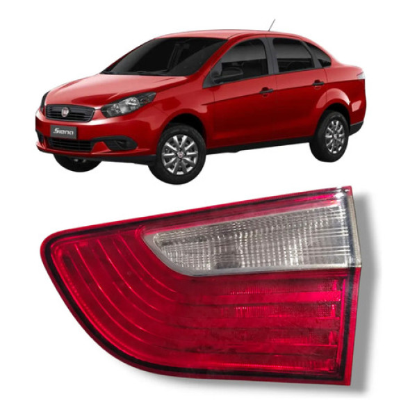 Lanterna Traseira Direita Grand Siena 2012 A 2021 (mala) Direito/passageiro Vermelho