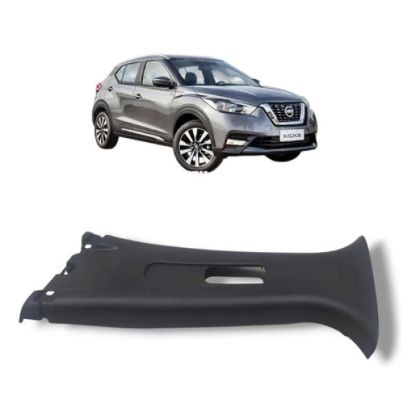 Moldura Superior Coluna Esquerda Nissan Kicks 2017 A 2021