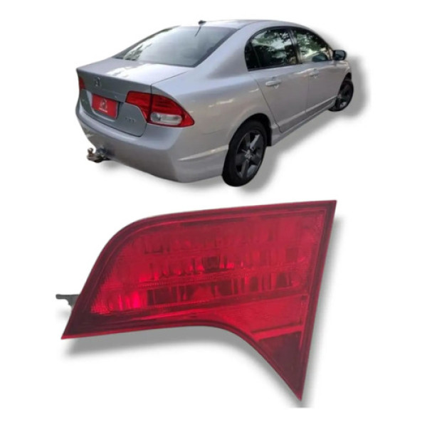 Lanterna Civic Traseira Direita 2007 2011 Original Usada  Direito/passageiro Vermelho