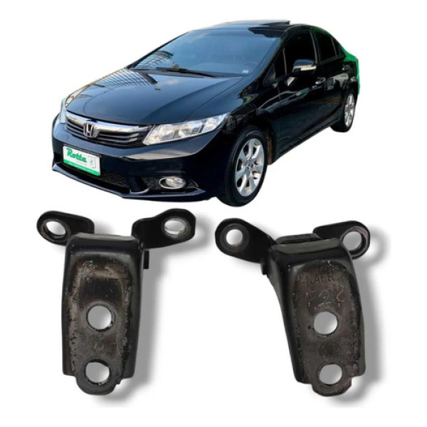 Dobradiça Porta Dianteira Direita Honda Civic 2012 A 2016