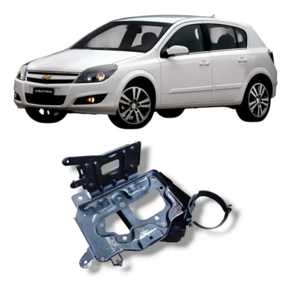 Suporte Caixa Bateria Módulo Injeção Gm Vectra 2006 2011 Preto/metálico