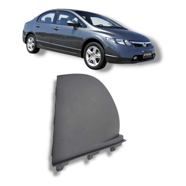 Acabamento Painel Direito Honda Civic G8 2007 2011 Cinza Listras