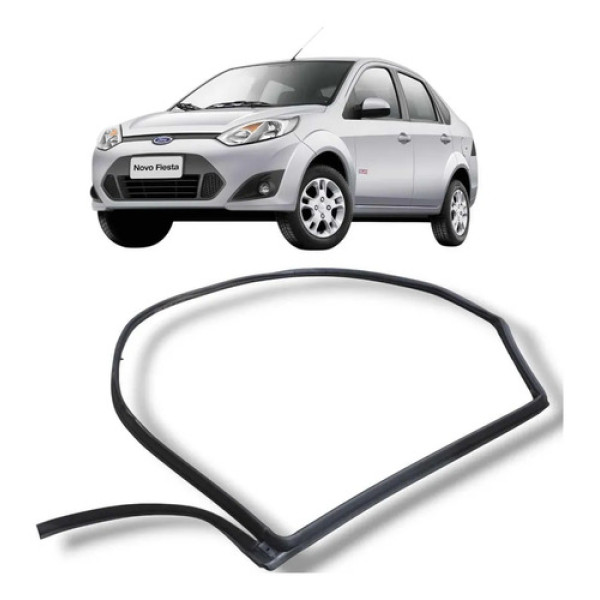 Borracha Guarnição Traseira Esquerda Ford Fiesta 2008 2012