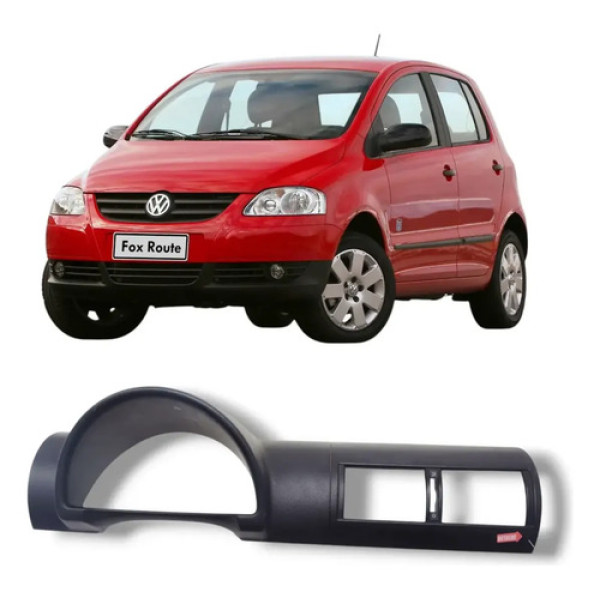 Moldura Painel Instrumentos Vw Fox 2004 2010 Original Preto