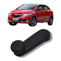 Manivela Vidro Traseiro Gm Chevrolet Onix 2013 2016 Preto