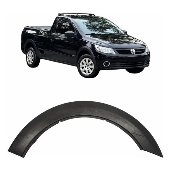 Moldura Paralama Dianteiro Direito Saveiro G5 G6 Preto