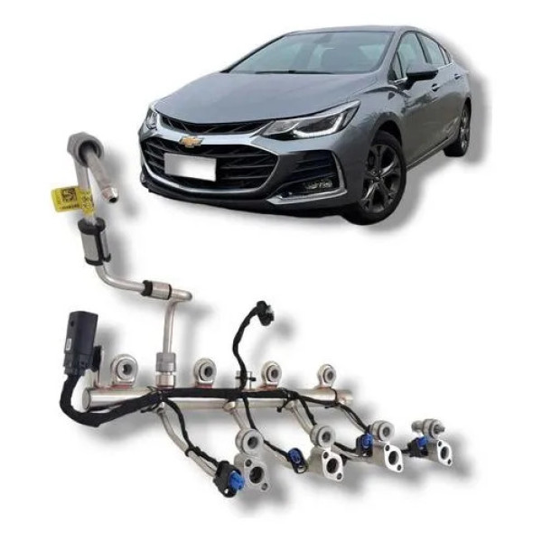 Flauta Bico Injetor Chicote Gm Cruze 2017 2023 Original 