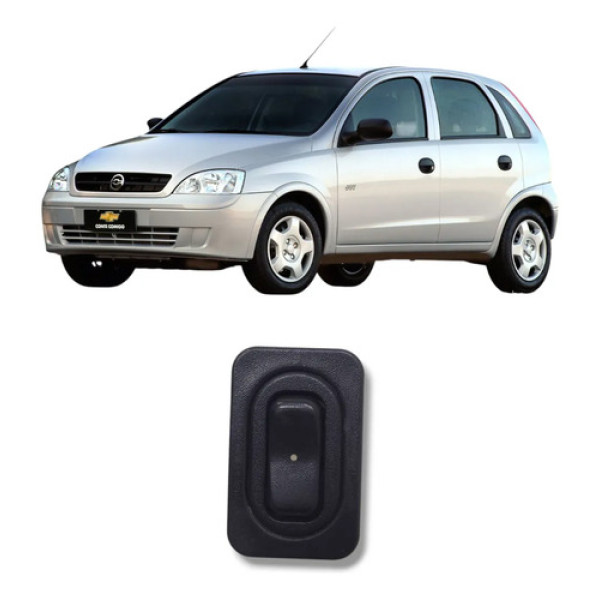 Botão Comando Vidro Dianteiro Direito Gm Corsa 2004 2012