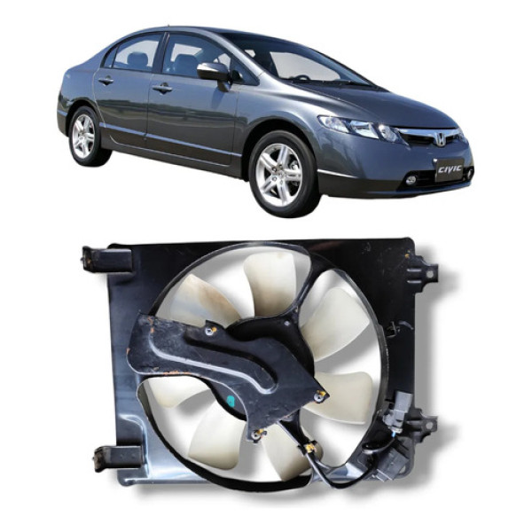 Ventoinha Eletroventilador Honda Civic 2007 2011 Original