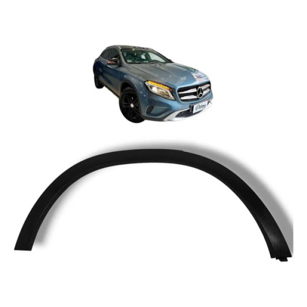 Moldura Friso Paralama Traseiro Mercedes Gla 200 2015 A 2018 Preto