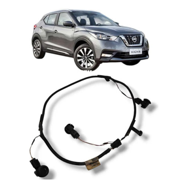 Sensor Estacionamento Traseiro Nissan Kicks 2017 A 2021  Preto