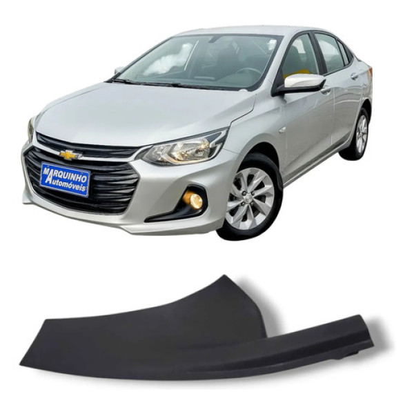 Soleira Lateral Esquerdo Gm Onix Plus 2020 2024 Preto