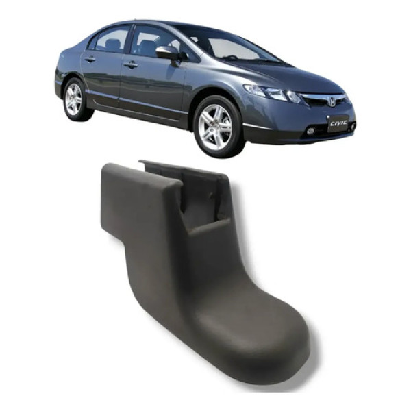 Acabamento Trilho Banco Honda Civic 2007 2011 Preto