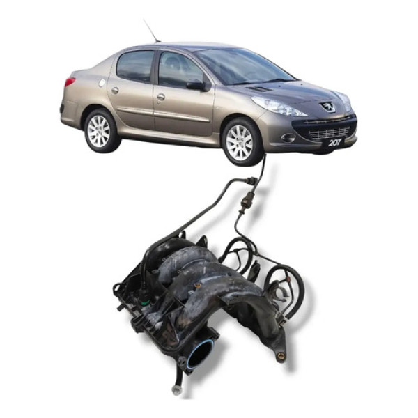 Coletor Admissão Peugeot 206 207 Hoggar Citroen C3 1.4 04/15