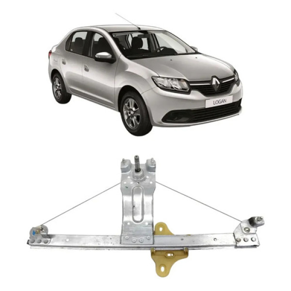 Máquina Vidro Porta Traseira Esq Sandero 15/ Logan 14/24 Man