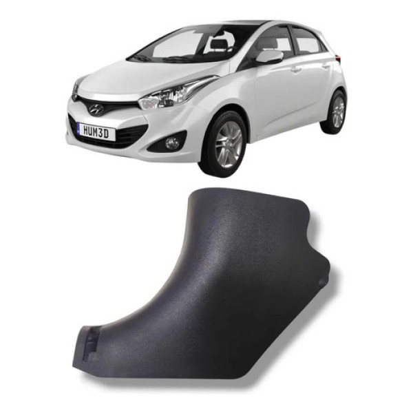 Soleira Porta Dianteira Esquerda Hyundai Hb20 2013 2019 Preto