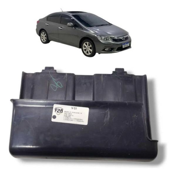Moldura Módulo Injeção Honda Civic 2012 2016 Original Preto