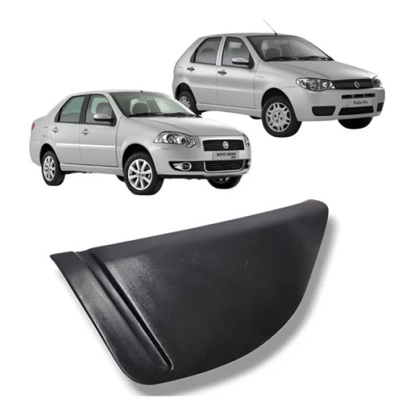 Acabamento Interno Traseiro Direito Fiat Palio 2008 2009 Preto