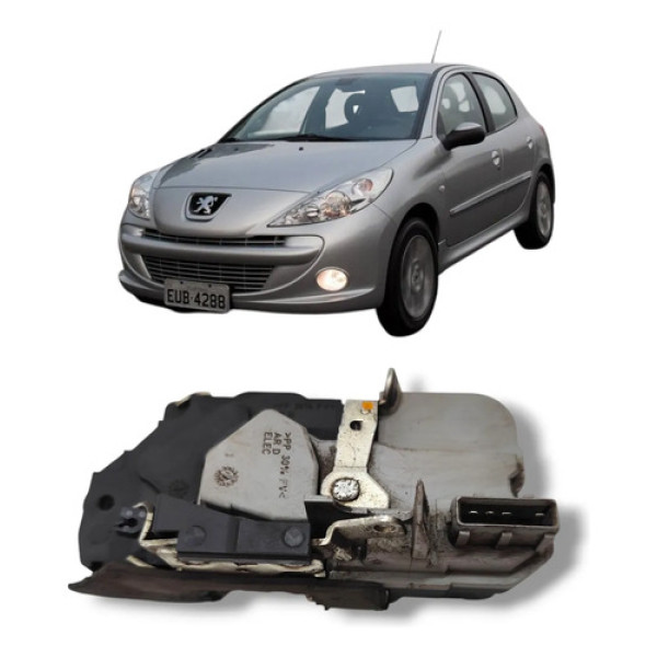 Fechadura Porta Traseira Direita Peugeot 206 207 C/ Trava El
