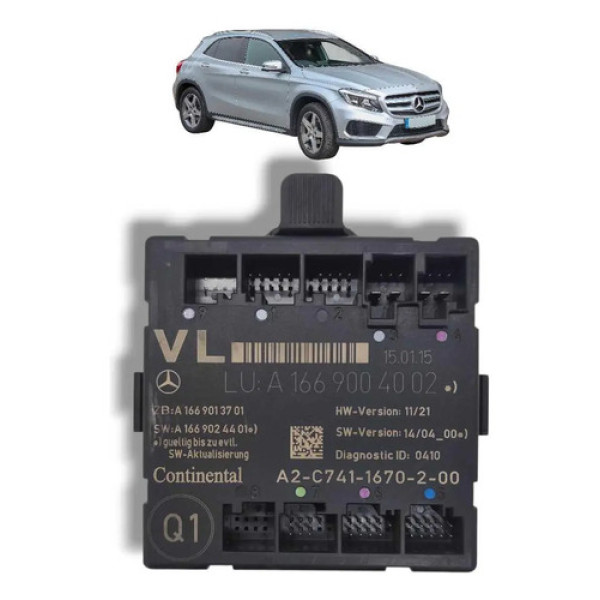 Módulo Conforto Porta Esquerda Mercedes Gla 20o 2015 2019