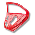 Porta Traseira Direita Gm Chevrolet Onix 2013 2016 Original Traseira Direita Vermelho