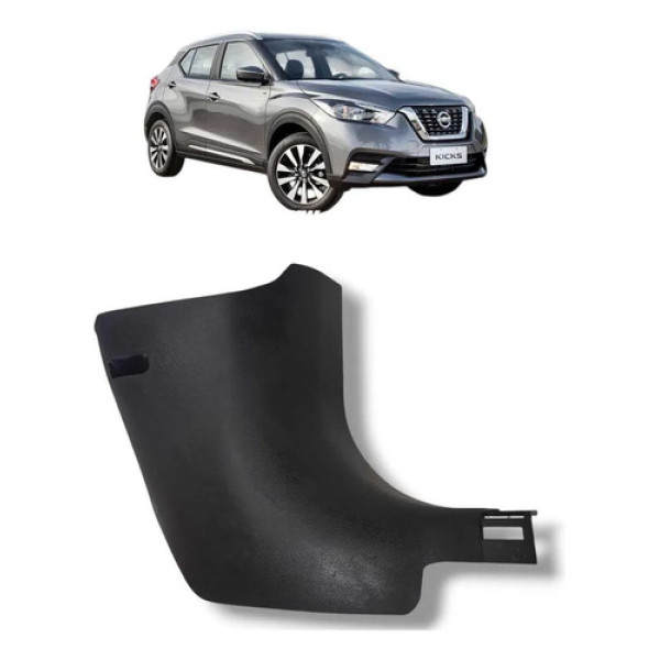 Soleira Dianteira Direita Nissan Kicks 2017 A 2021 Original Cinza