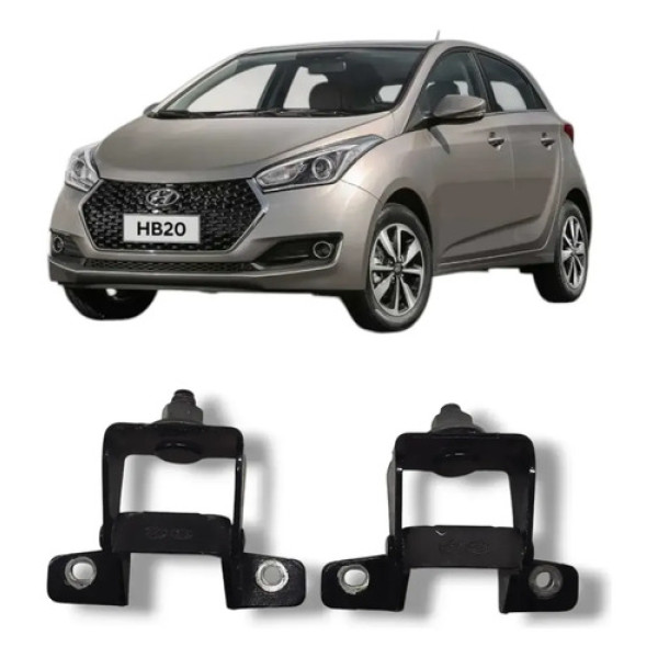 Par Dobradiça Tampa Traseira Hyundai Hb20 2013 2019 Original