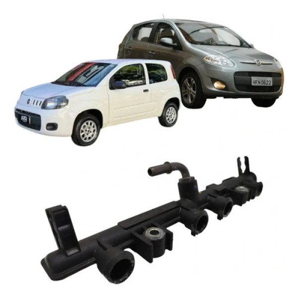 Flauta Bico Injetor Fiat Palio Uno 1.0 2011 2016