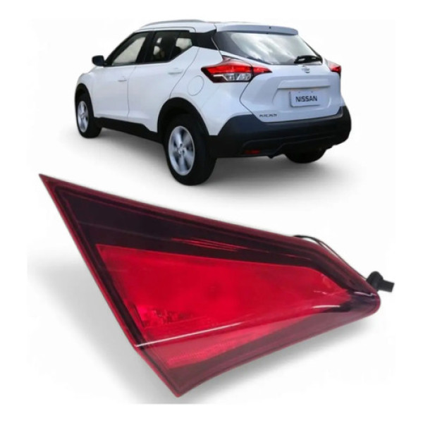 Lanterna Canto Tampa Traseira Esquerda Nissan Kicks Original Esquerdo/motorista Vermelho