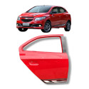 Porta Traseira Direita Gm Chevrolet Onix 2013 2016 Original Traseira Direita Vermelho