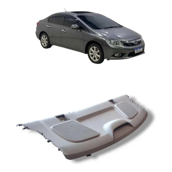 Tampão Bagagito Civic 2012 2013 A 2016 Cinza