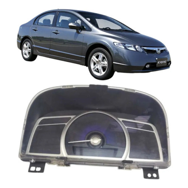 Painel Instrumentos Velocímetro Honda Civic 2007 Original Branco