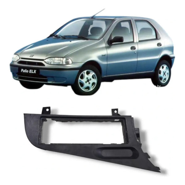 Moldura Radio Fiat Palio 1996 2000 Original Preto