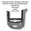 Moldura Painel Multimídia Gm Cruze 2017 2022 Original  Preto