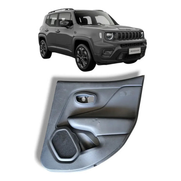 Forro Porta Traseira Direita Renegade 2016 2017 2018/.. Preto