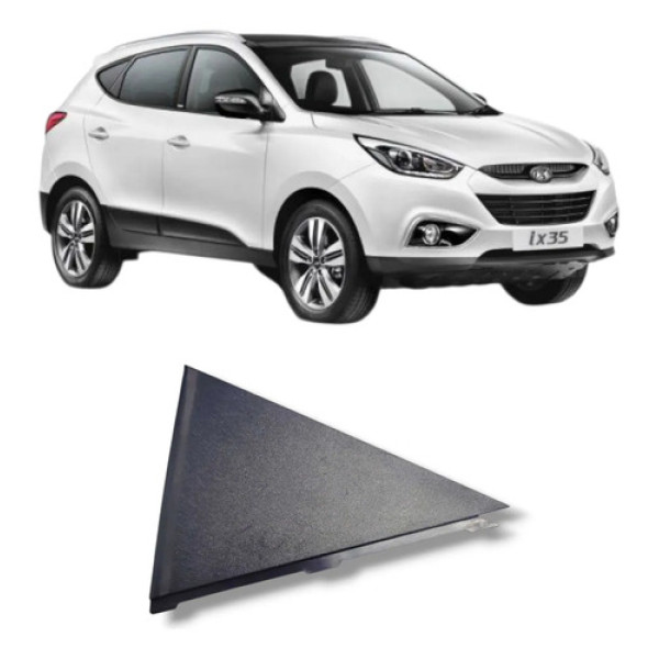 Acabamento Porta Traseira Esquerda Hyundai Ix35 2011 2015 Preto