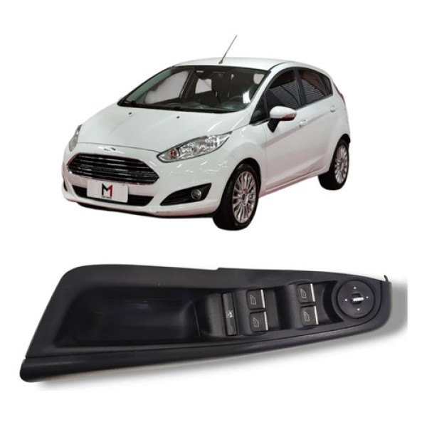 Comando Vidro Eletrico Esquerdo Ford Fiesta 2013 2019 Origin