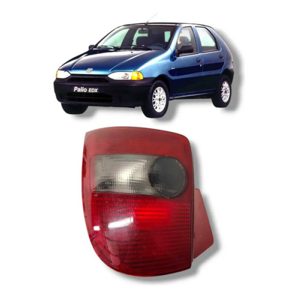 Lanterna Fumê Palio Traseira Esquerda 1996 A 2000 Original  Esquerdo/motorista Fumê