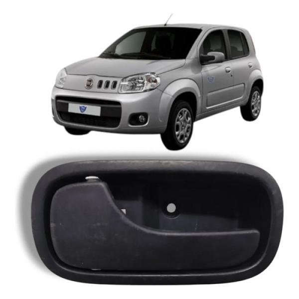 Maçaneta Int. Diant/tras Esq Uno 11/21 Fiorino Mobi 15/ 2/4p Preto