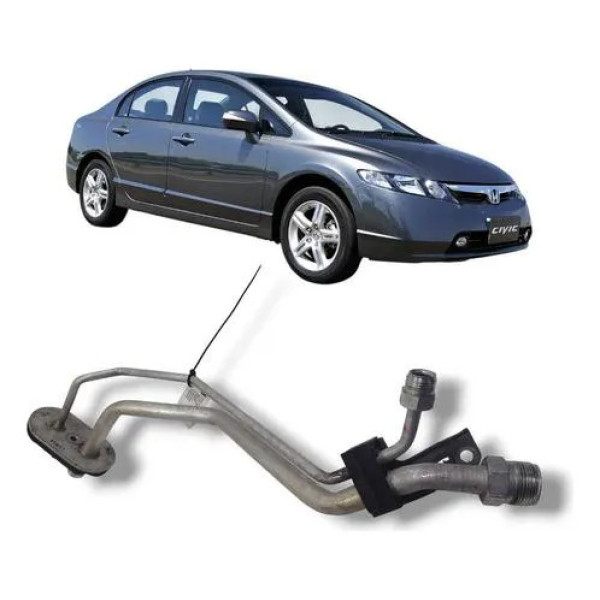 Tubo Ar Condicionado Honda Civic 2007 A 2011 Original
