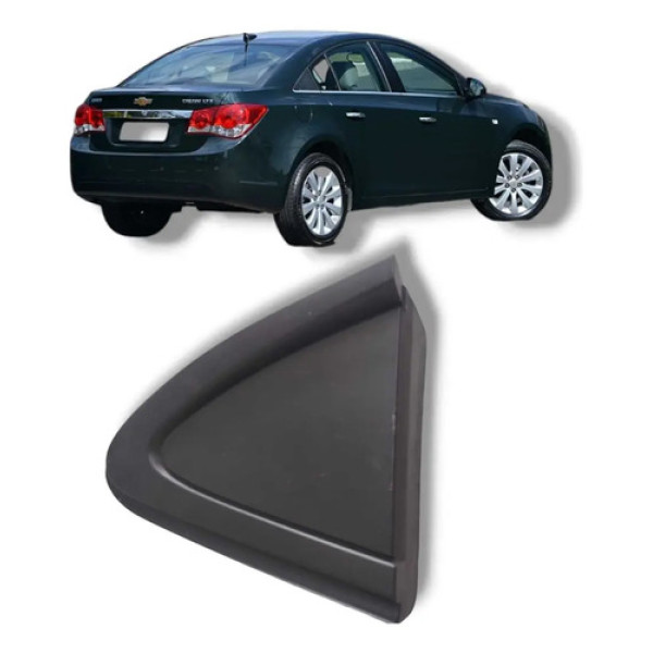 Acabamento Lateral Traseiro Esquerdo Gm Cruze 2012 2016 Preto