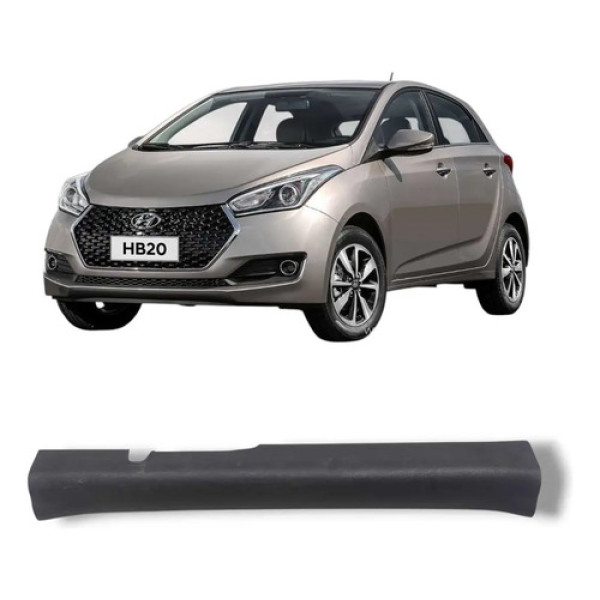Soleira Porta Dianteira Direita Hyundai Hb20 2013 A 2019 Preto