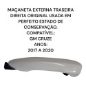 Maçaneta Ext. Porta Diant/tras Direita Cruze 17/23 S/botão Branco Dianteira/traseira