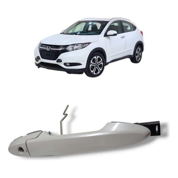 Maçaneta Ext. Diant Esq City Fit Hr-v Wr-v 15 A 21 S/botão Branco Dianteira