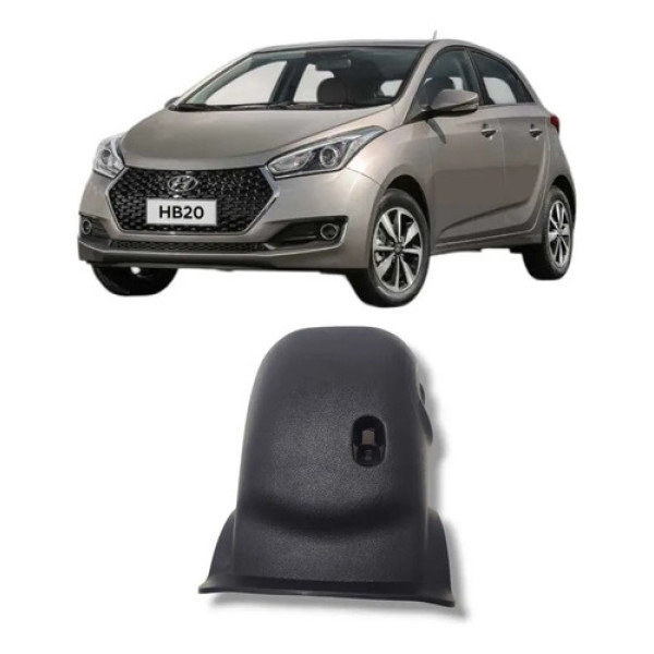 Moldura Inferior Coluna Direção Hyundai Hb20 2013 A 2019 Preto