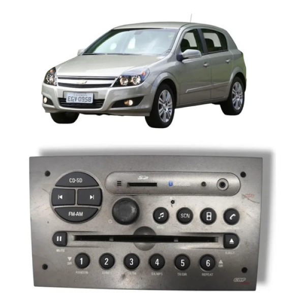 Rádio Mp3 Bluetooth Gm Chevrolet Vectra 2006 2011